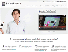 Tablet Screenshot of paulorebelotrader.com
